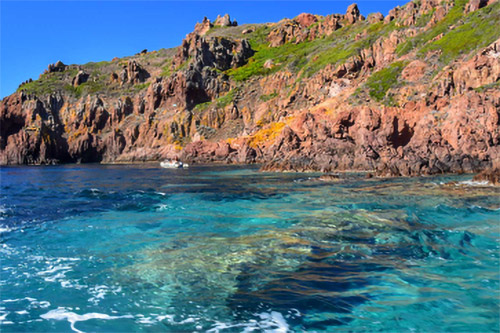 La réserve naturelle de Scandola est un trésor, mêlant mer turquoise et falaises majestueuses, offrant une atmosphère sereine propice à l'évasion.