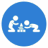 Image vibrante d'un club pour enfants où des activités créatives et ludiques favorisent l'apprentissage et les interactions sociales dans un cadre sécurisé et joyeux.